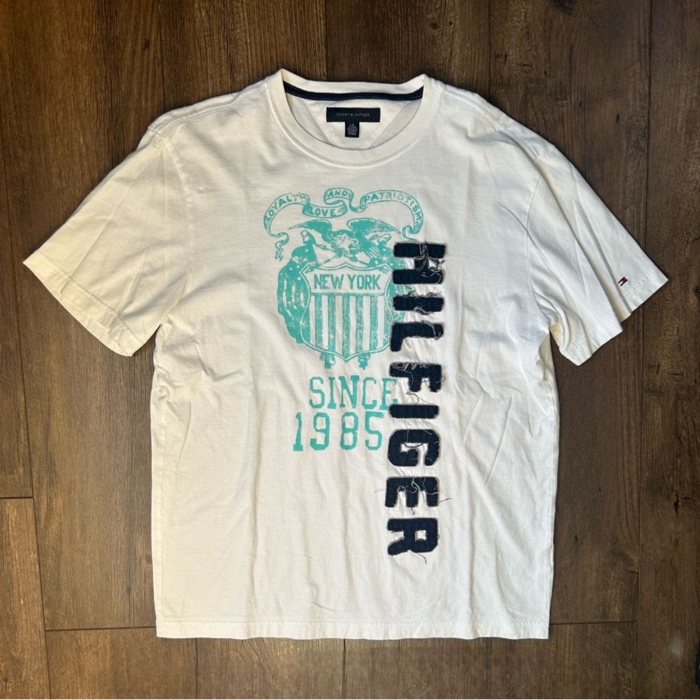 Tommy Hilfiger White Graphic T-Shirt